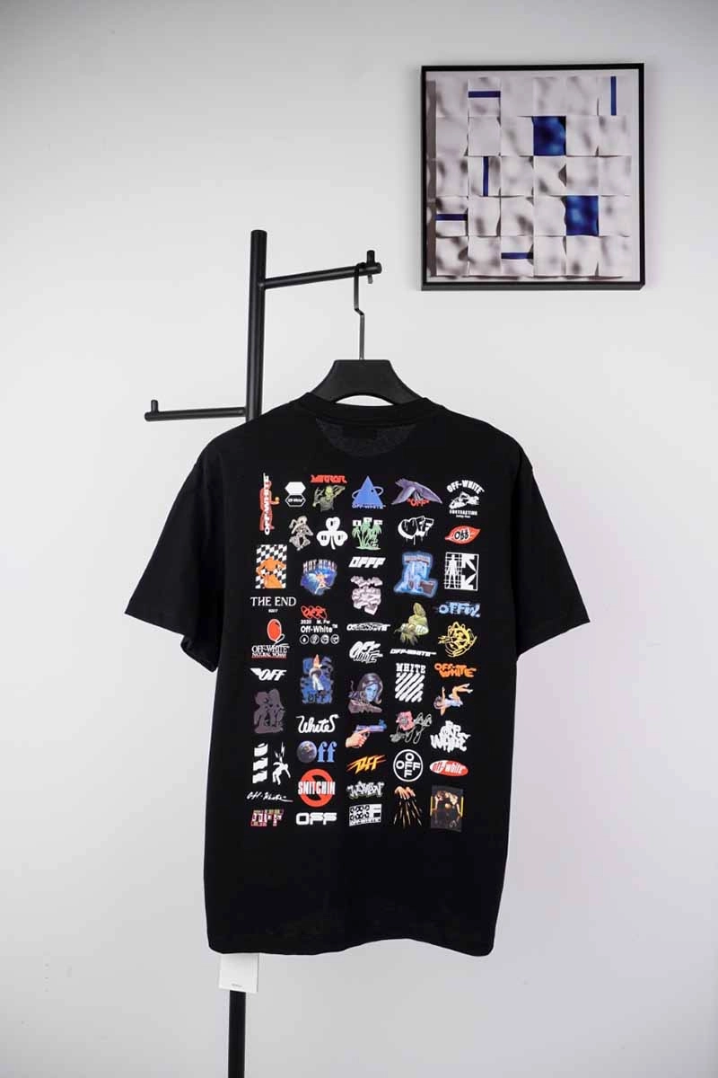 off-white 10th anniversary graphic print t-shirt