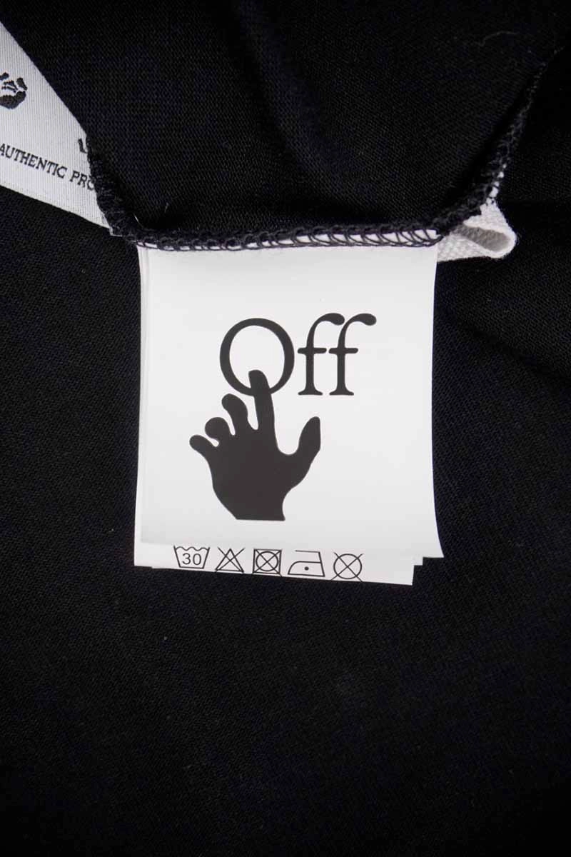 off-white angel purple arrow print t-shirt