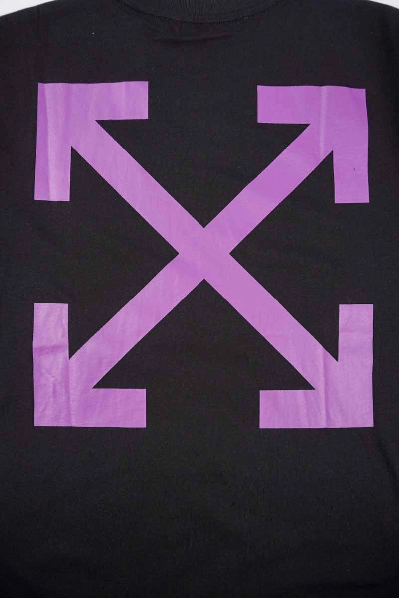 off-white angel purple arrow print t-shirt