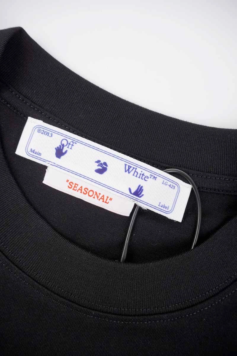 off-white angel purple arrow print t-shirt