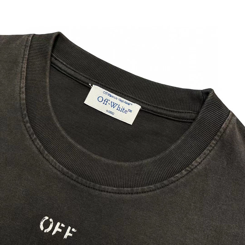 off-white caravaggio print t-shirt