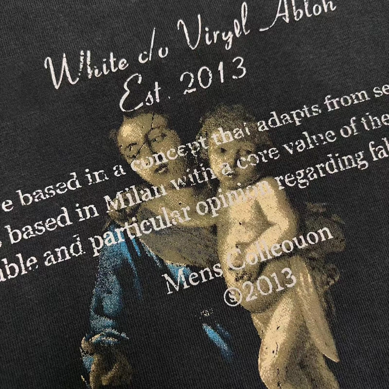 off-white caravaggio print t-shirt