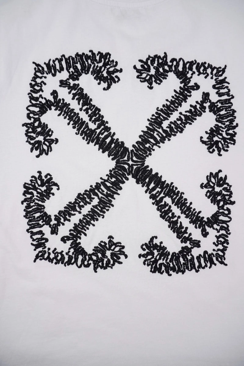 off-white corrugated anchor arrow embroidered t-shirt