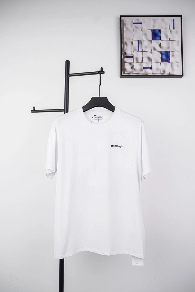 off-white corrugated anchor arrow embroidered t-shirt