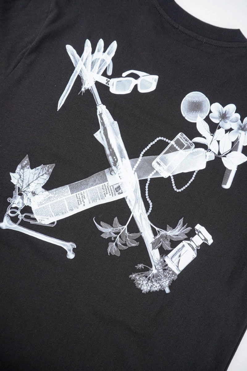 off-white digital headphones arrow print t-shirt