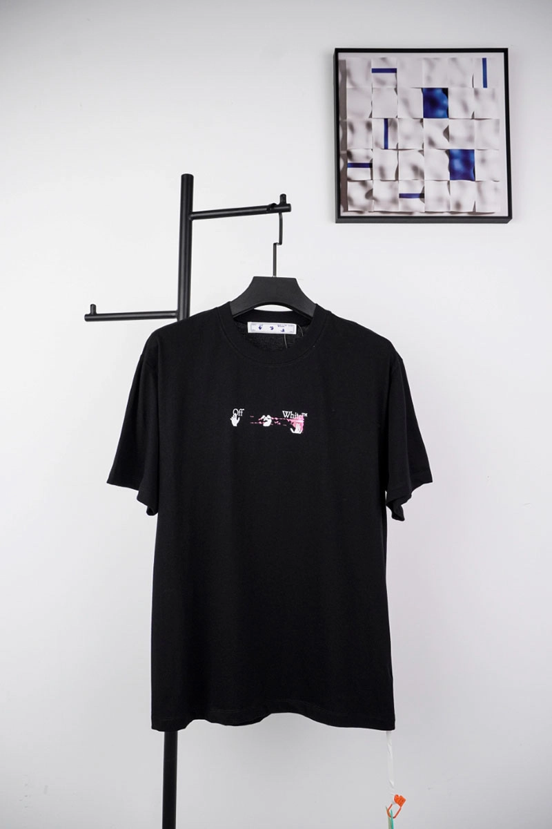 off-white graffiti red arrow print t-shirt