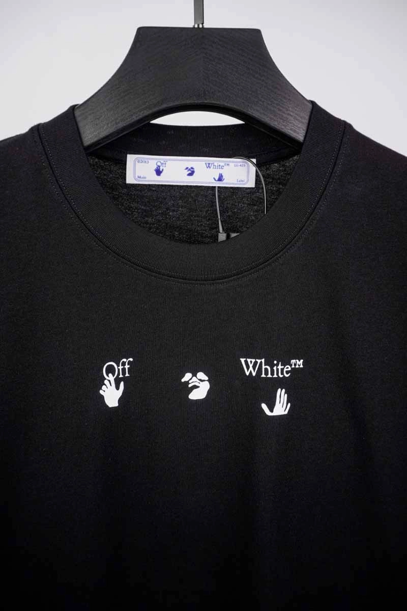 off-white lava arrow print t-shirt