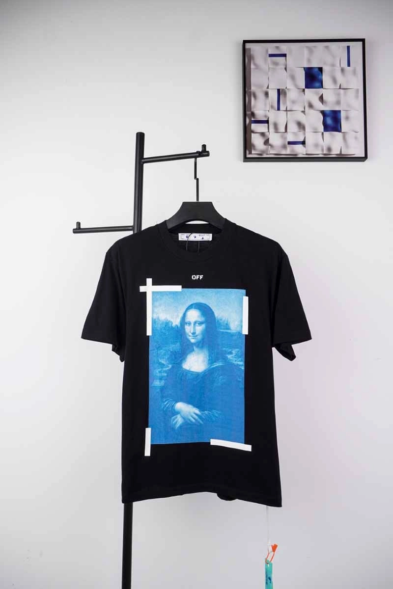 off-white mona lisa arrow print t-shirt