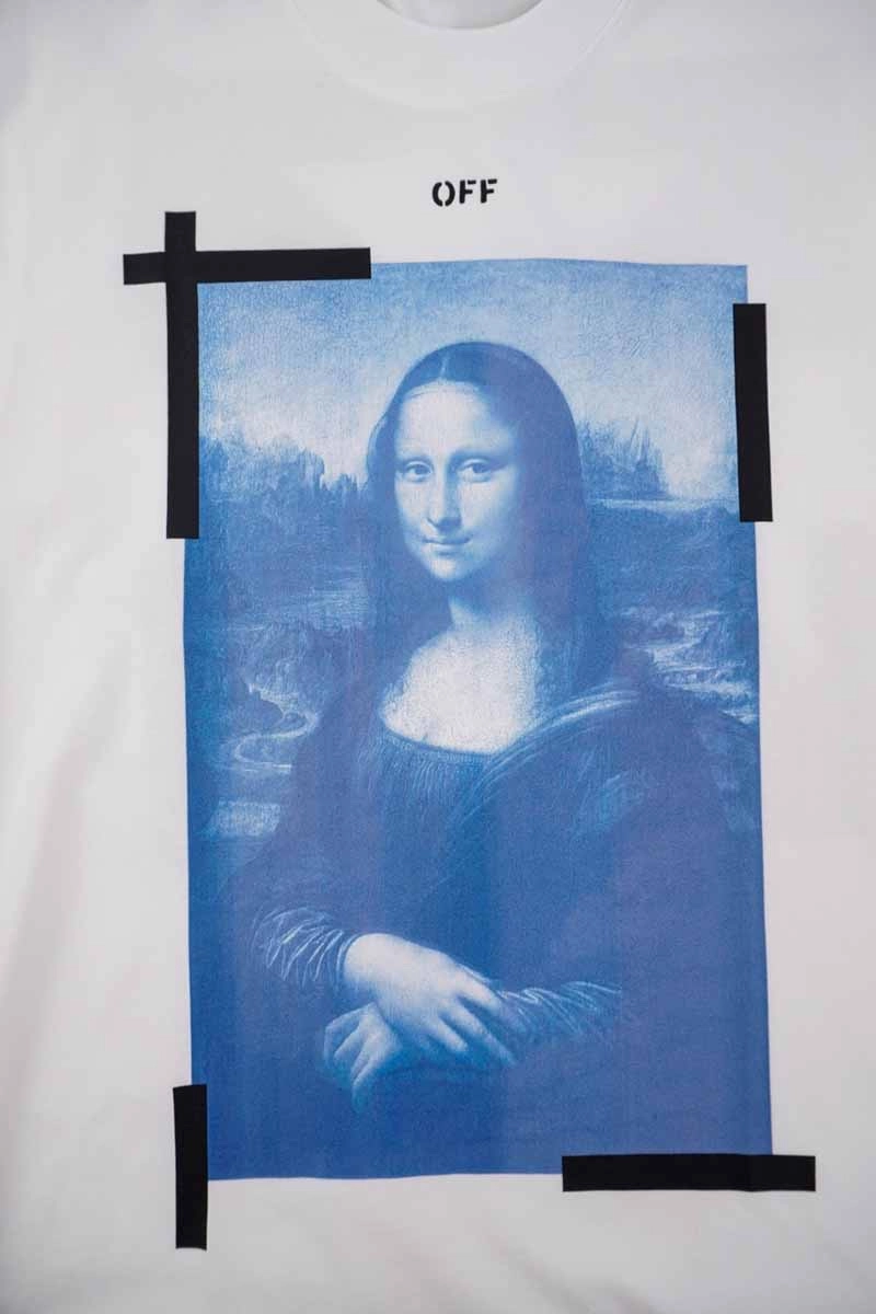 off-white mona lisa arrow print t-shirt