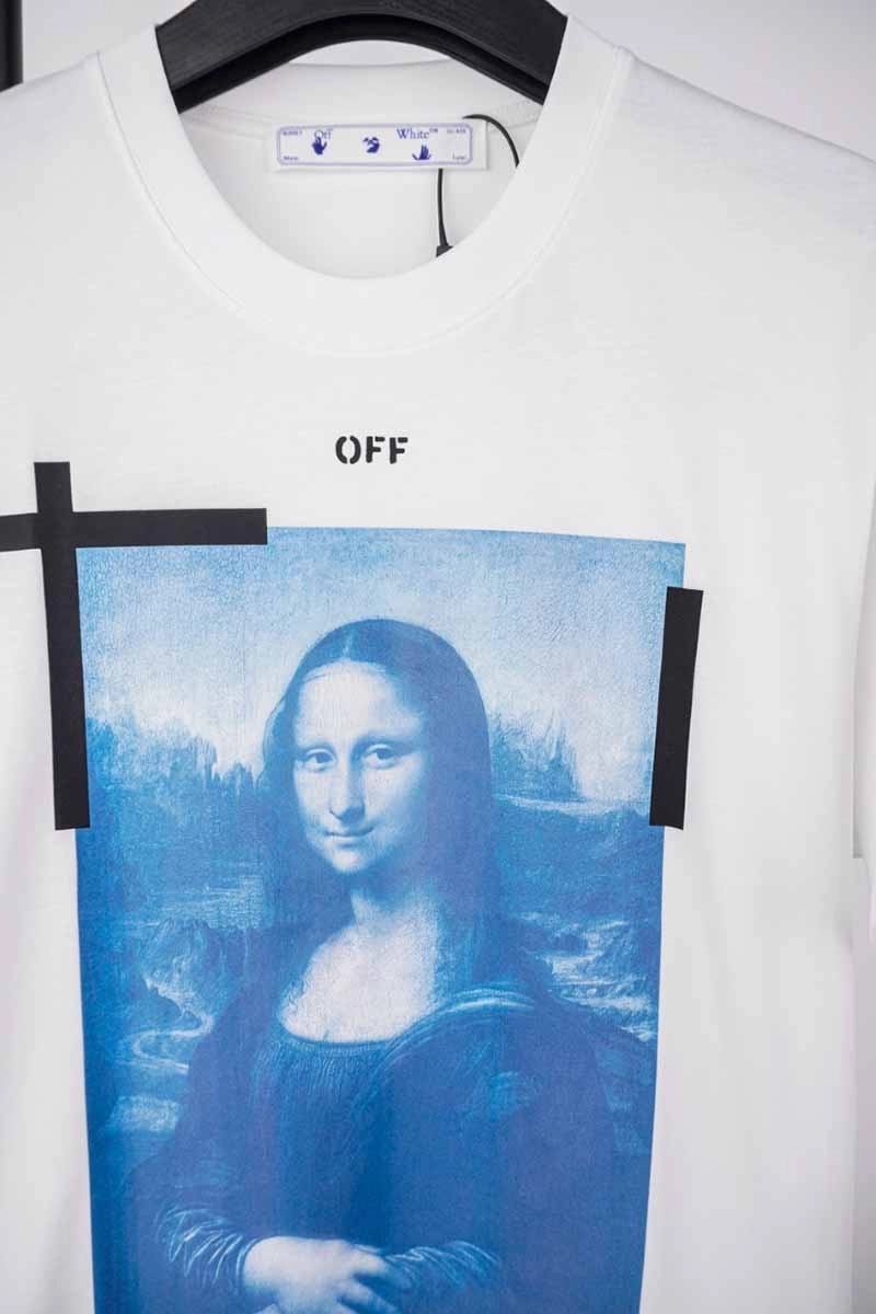 off-white mona lisa arrow print t-shirt