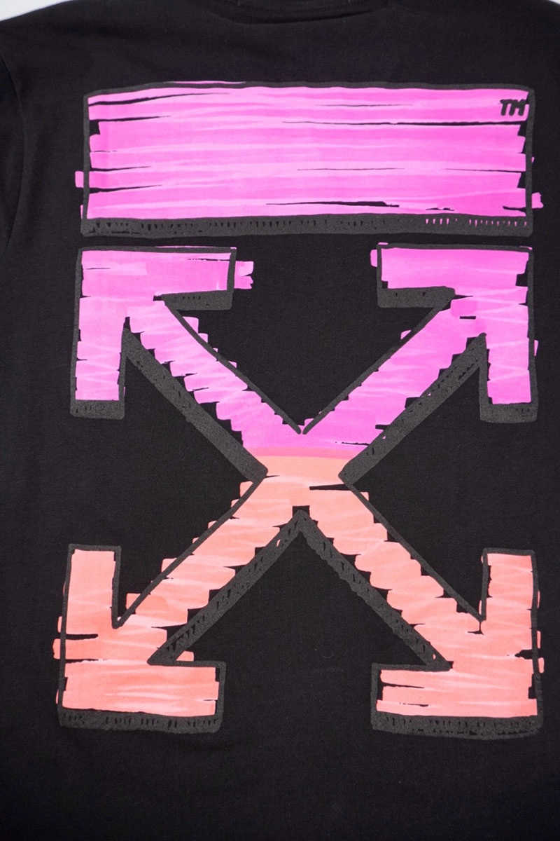 off-white purple arrow print t-shirt