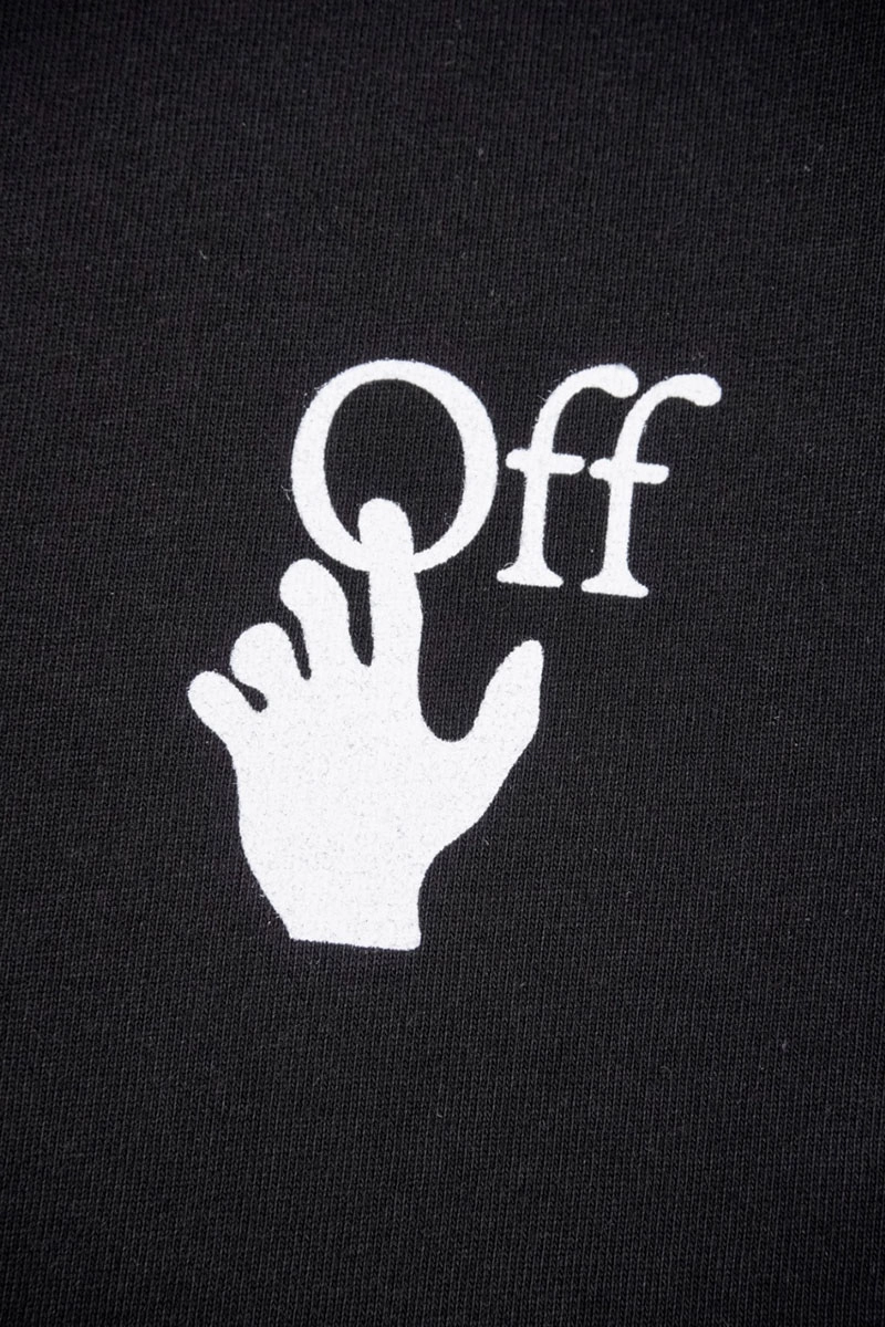 off-white purple arrow print t-shirt