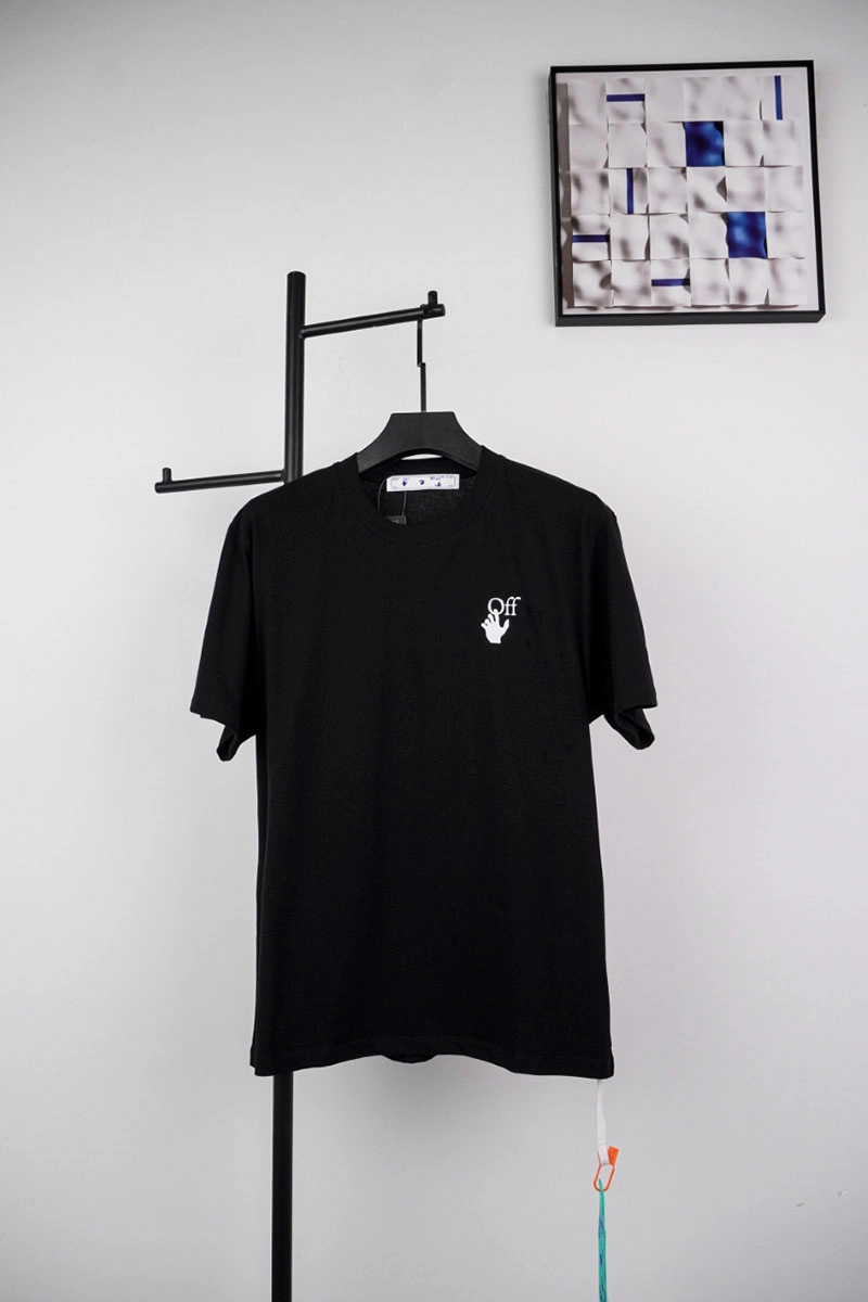 off-white purple arrow print t-shirt