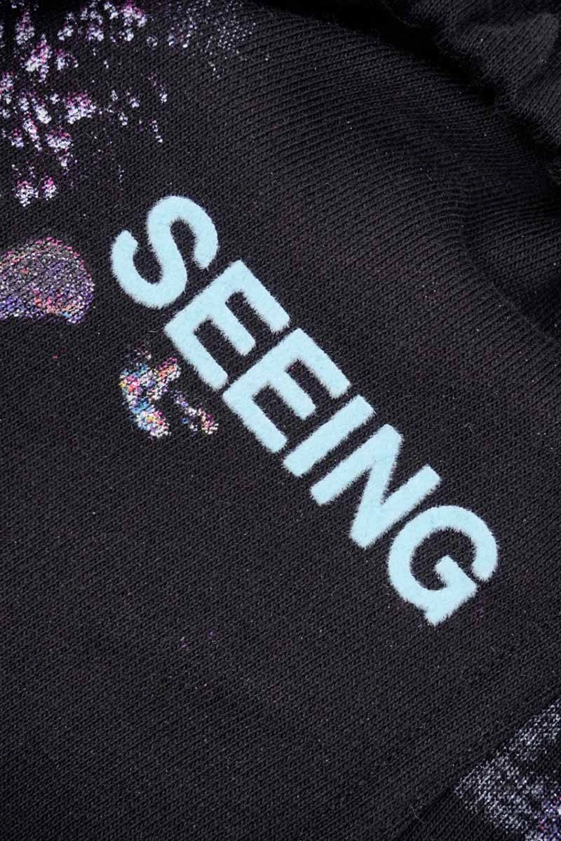 off-white starry sky fireworks print shorts
