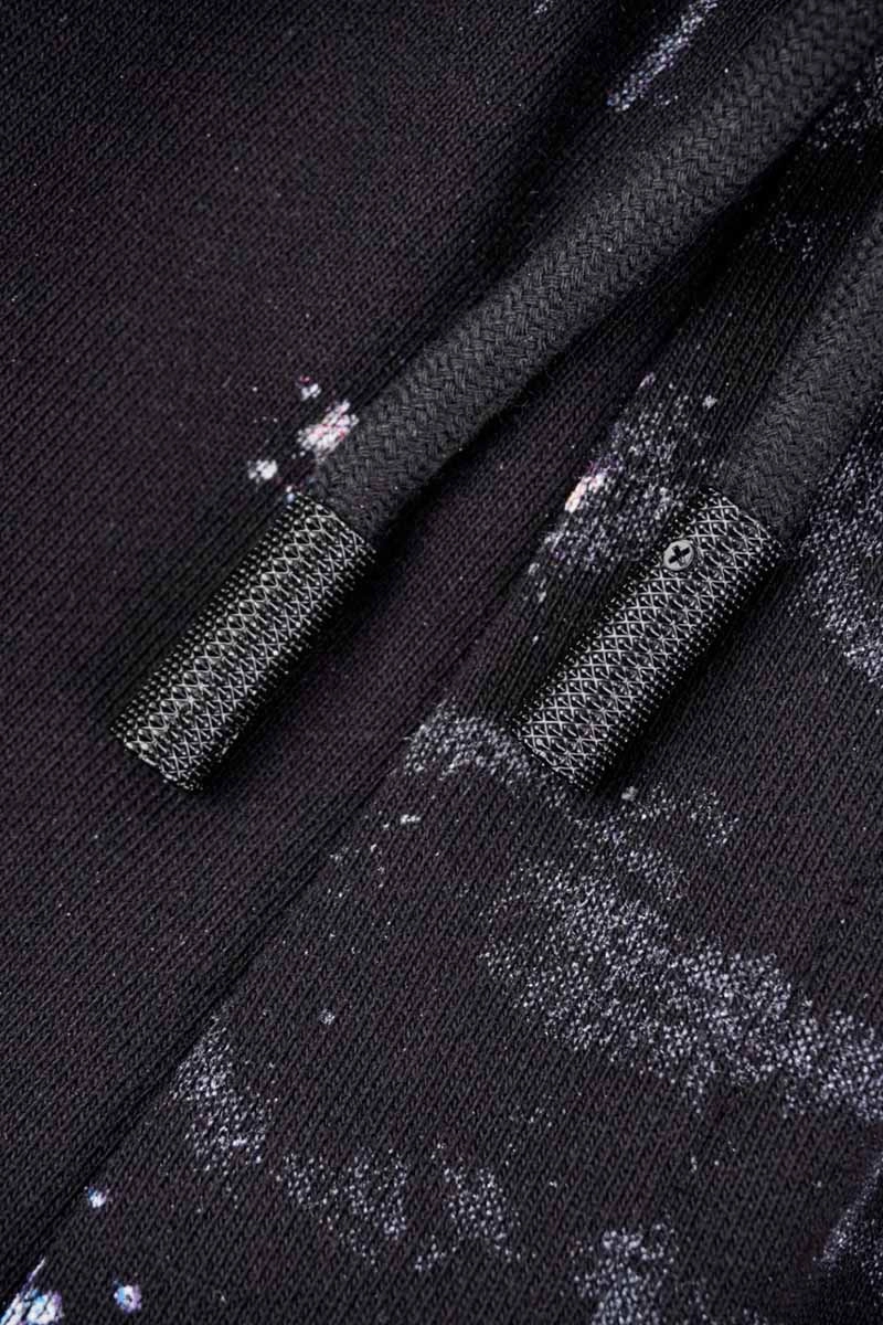off-white starry sky fireworks print shorts