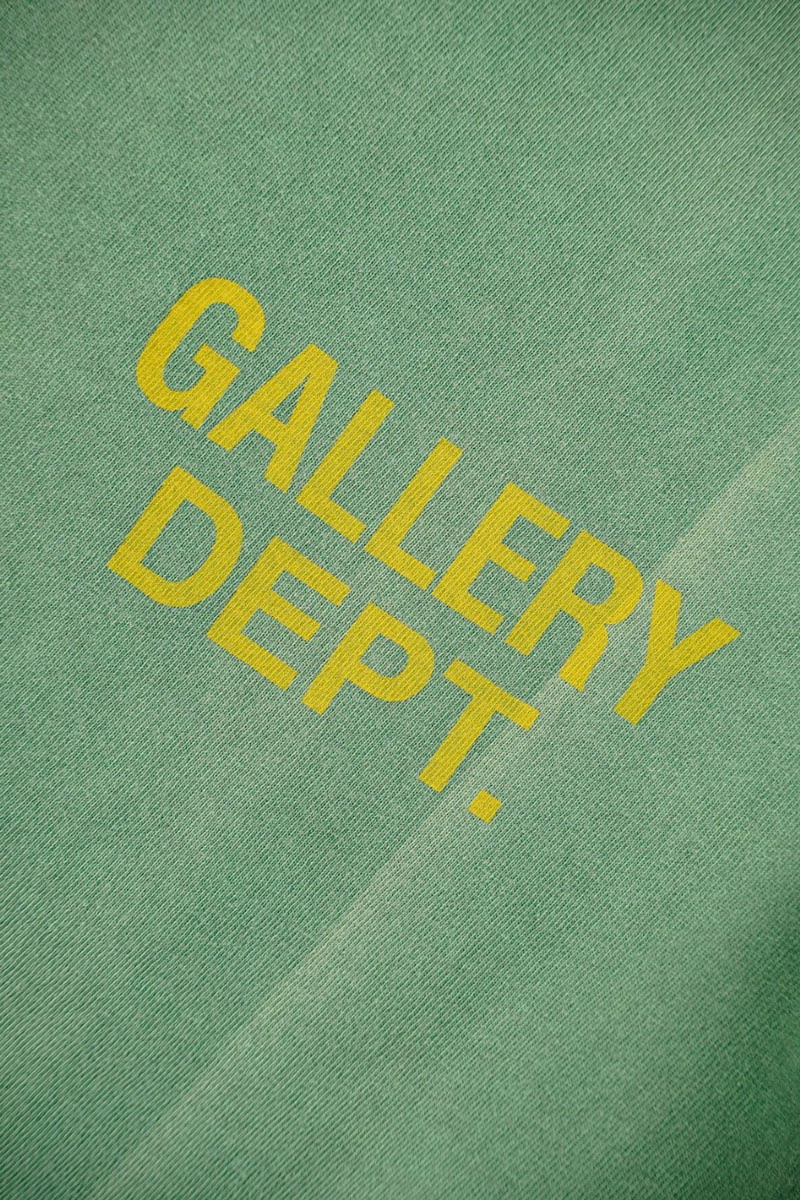gallery dept distressed printed t-shirt