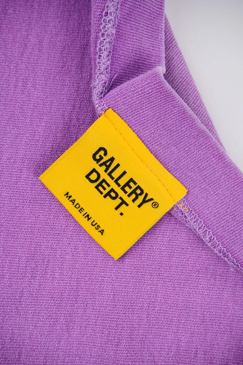 gallery dept pocket letter splash print t-shirt