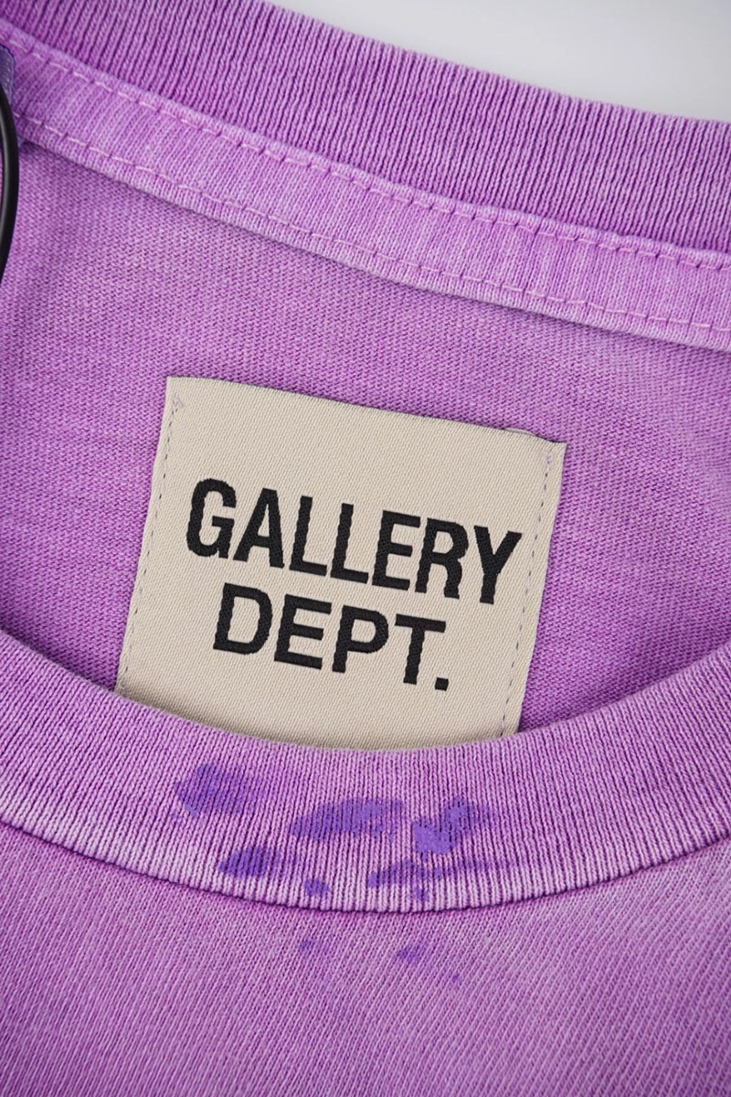 gallery dept pocket letter splash print t-shirt