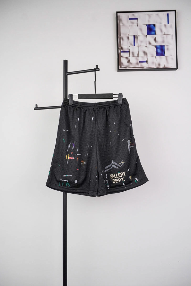 gallery dept splash ink mesh shorts