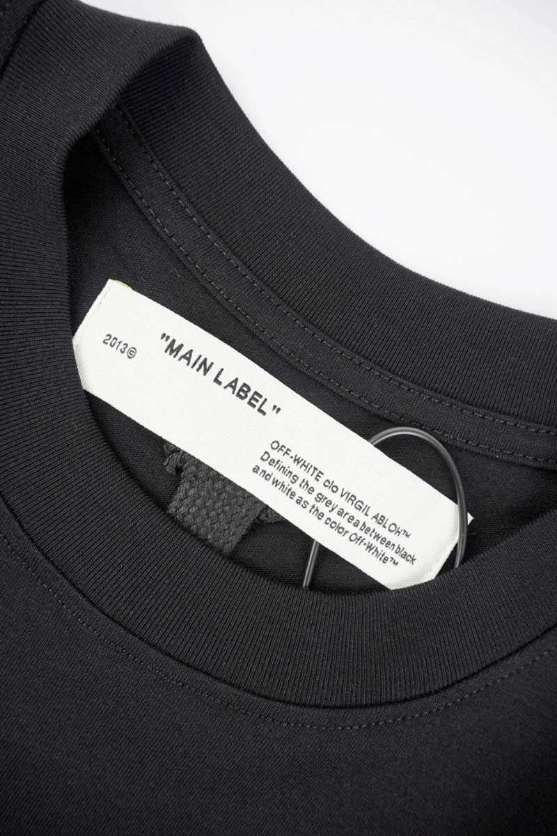 off-white yellow rubber arrow print t-shirt