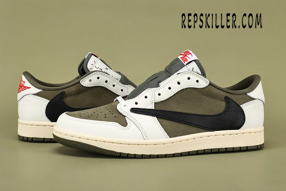 travis scott x air jordan 1 low og “medium olive”