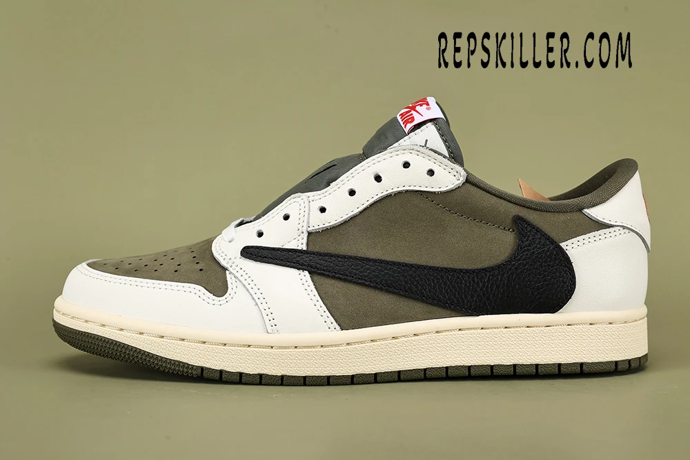 travis scott x air jordan 1 low og “medium olive”