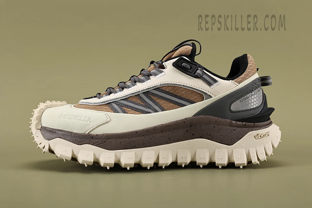 moncler trailgrip beige white men replica