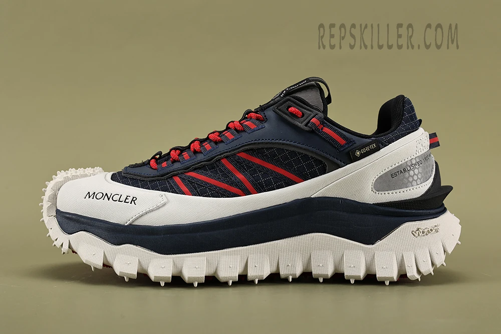 trailgrip gore-tex low black white & red reps