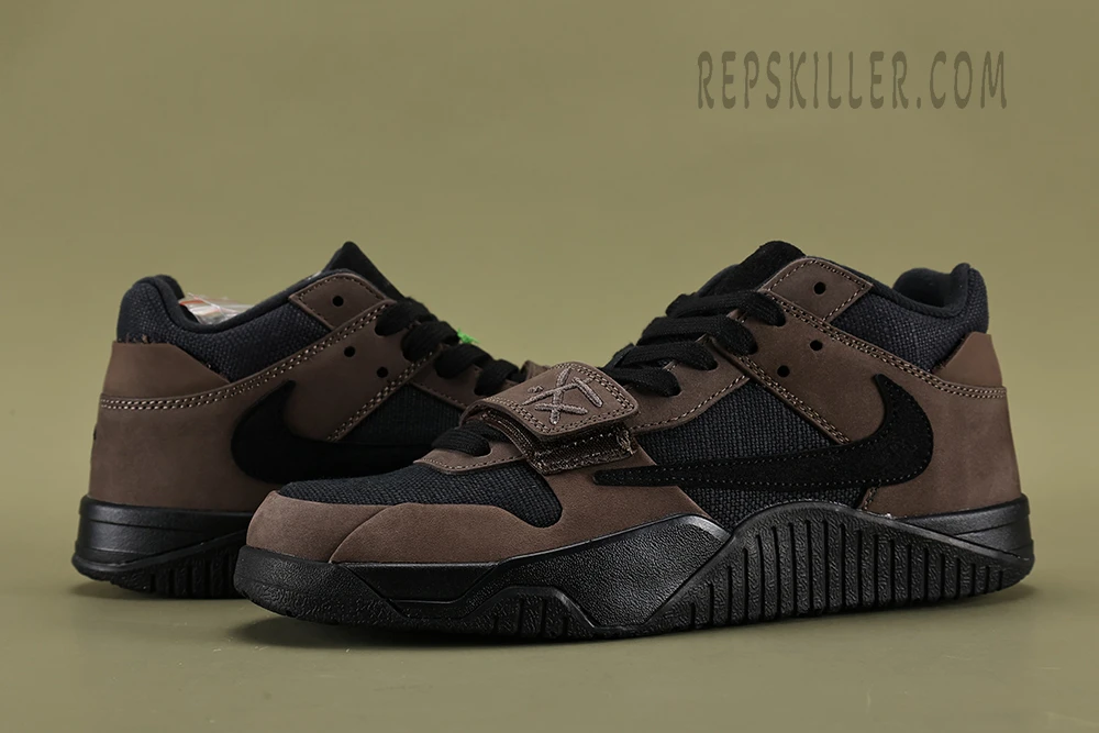 travis scott x jordan jumpman jack dark mocha