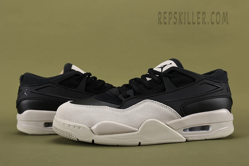 jordan 4 rm black light bone replica