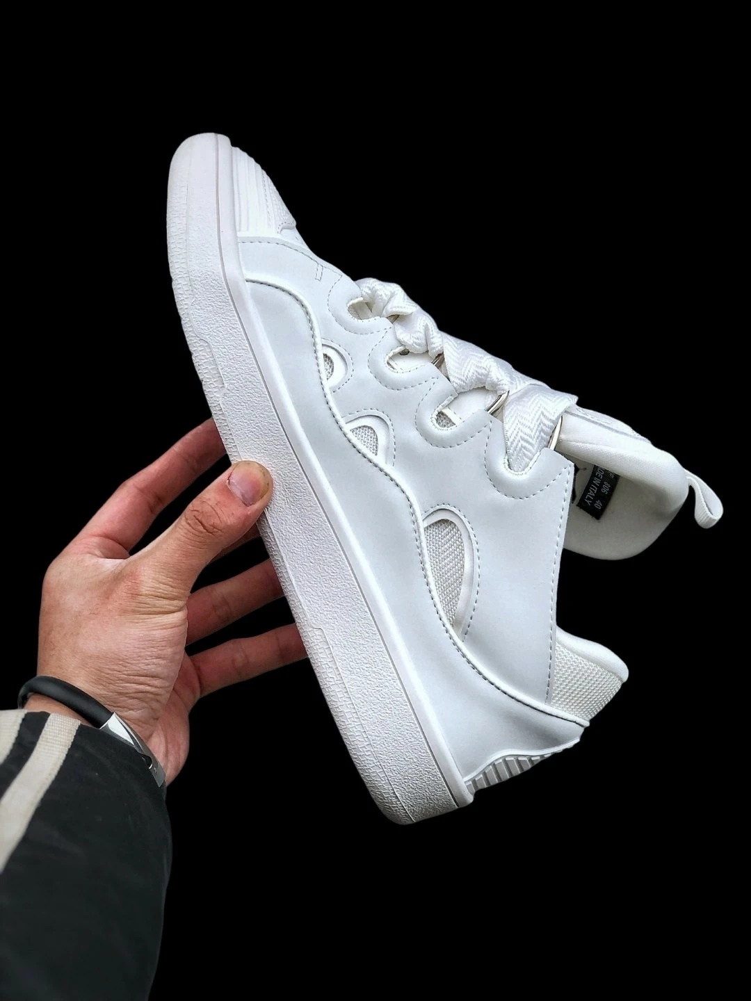 lanvin curb sneaker “white” reps