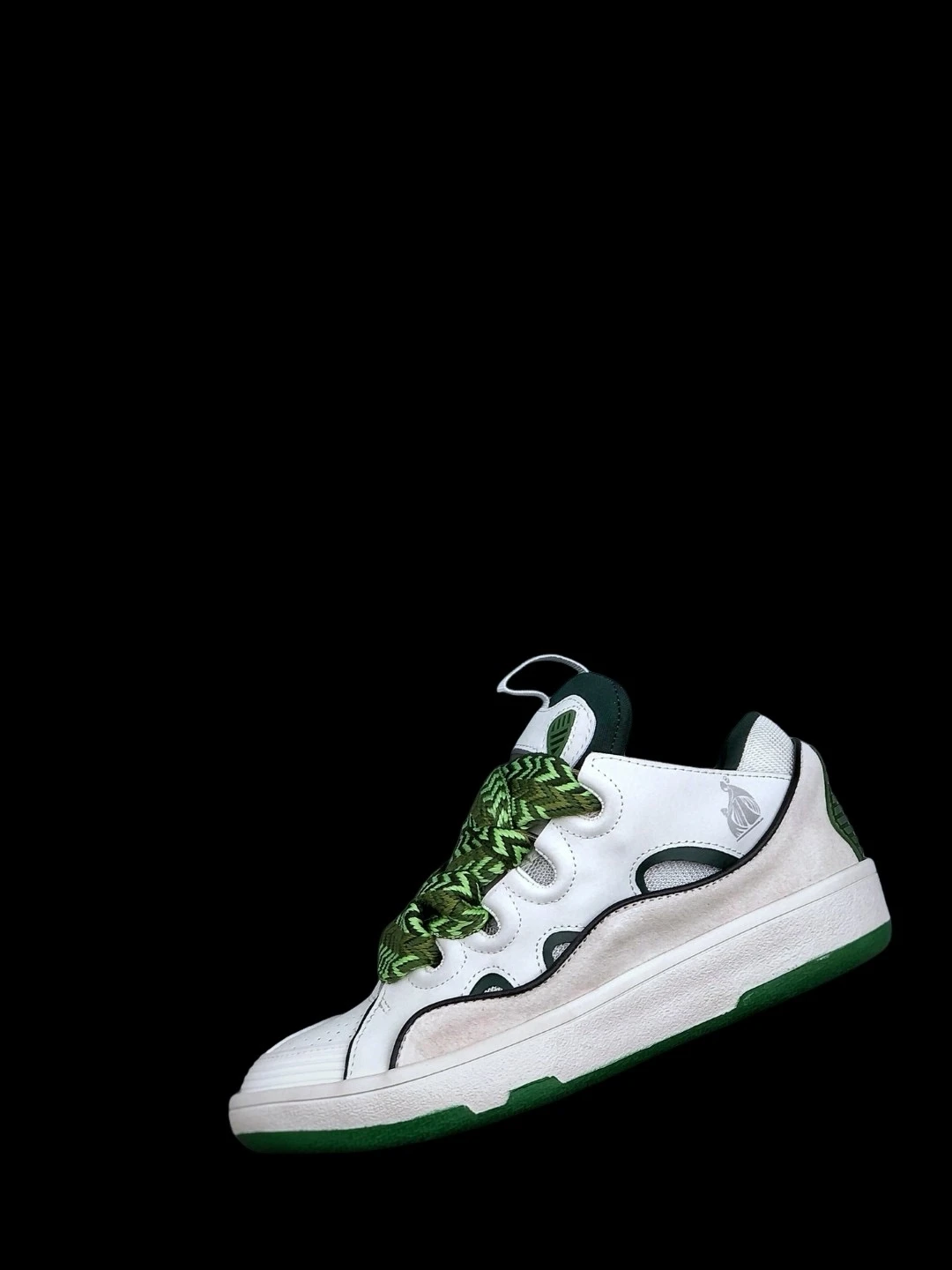 lanvin curb ‘white khaki’ sneakers latest version