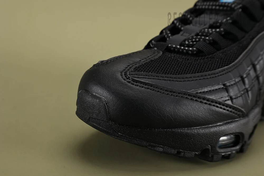 n1ke air max 95 black laser blue