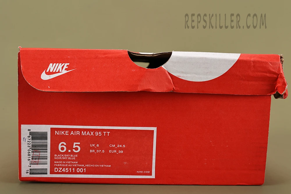n1ke air max 95 black laser blue
